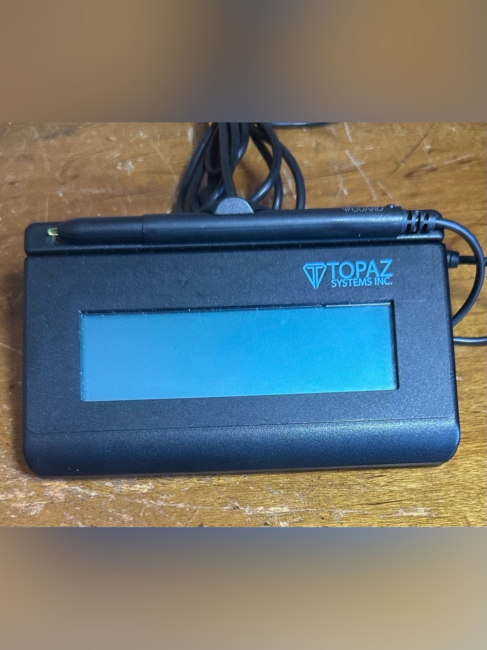 Topaz Systems TM-LBK462-HSB-R Signature Capture USB Terminal Pad w/Stylus